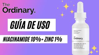 The Ordinary➡️Guía de uso definitiva del serum Niacinamide 10Zinc 1 [upl. by Nerad915]