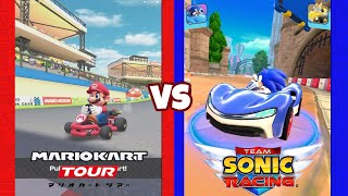 Sonic Racing VS Mario Kart Tour  Which One is Better For YOU [upl. by Chancelor834]