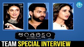 Antariksham Movie Team Special Interview  Varun Tej  Lavanya Tripathi  Aditi Rao [upl. by Airemaj69]