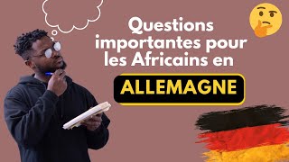 Stooooppp Africain poses toi rapidement ces questions pour reussir en Allemagne [upl. by Dev]