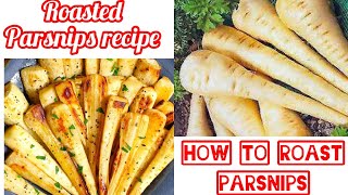 roast parsnips recipe [upl. by Ttenaj61]