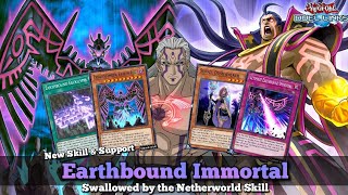 Earthbound Immortal with New Support amp Skill Swallowed by the Netherworld YuGiOh Duel Links [upl. by Aniratac]