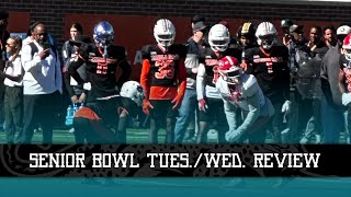 2024 Senior Bowl TuesdayWednesday Practice Recap [upl. by Lamont510]