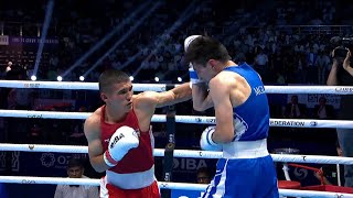 Finals 635KG ABDULLAEV RUSLAN UZB vs BAATARSUKH CHINZORIG MGL  IBA World Championships 2023 [upl. by Yeldnarb874]