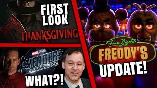 FNAF Movie Update Avengers Secret Wars Thanksgiving Horror Movie amp MORE [upl. by Ikairik]