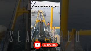 DAMEN CSD 450 DREDGER SHIFTING TIME shorts short shortvideo dredger dredging sea search [upl. by Brookes677]