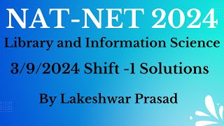 NTA NET 2024 3 September 2024 Solutions [upl. by Mannes]