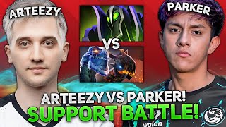 ARTEEZY on RUBICK vs PARKER on JAKIRO SUPPORT BATTLE IN HIGH MMR [upl. by Davie]