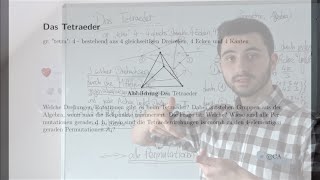 Das Tetraeder und seine Drehungen Rotationen Symmetrien Geometrie Algebra [upl. by Elocn882]