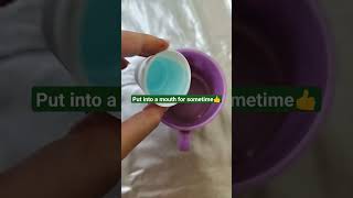 Hexidine mouthwash use💯👍viral shorts [upl. by Katushka]