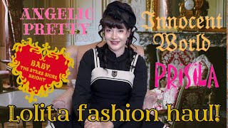 Glassic Lolita Unboxing and Try On  Closetchild Haul  ロリータ試着 [upl. by Aridnere]