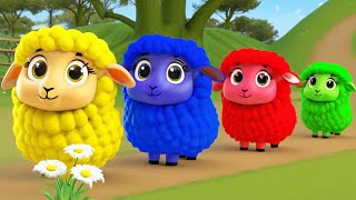 Learn Colors with Sheep Nursery Rhymes Song for Kids LetsGoMartin [upl. by Emoreg]