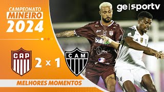 PATROCINENSE 2 X 1 ATLÉTICOMG  MELHORES MOMENTOS  CAMPEONATO MINEIRO 2024  geglobo [upl. by Ardek]