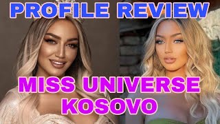 Miss Universe 2021  Profile Review Miss Kosovo Tuti Sejdiu [upl. by Martsen]