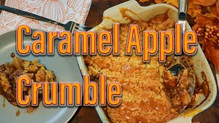 Caramel Apple Crumble Recipe for Fall [upl. by Ydnyl]