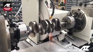 CGA270 Crankshaft grinding machine [upl. by Ailadgim51]