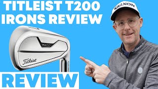 Titleist T200 Irons Review  Great Performance and Solid Numbers [upl. by Ytsenoh]