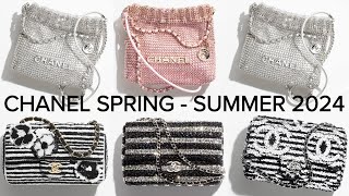 CHANEL SPRINGSUMMER COLLECTION 2024 ❤️ CHANEL EVENING BAGS [upl. by Grosz]