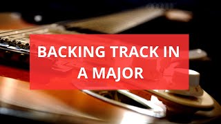 Guitar Backing Track in A Major [upl. by Epp]