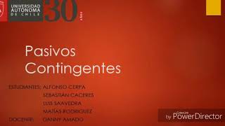 Pasivos Contingentes  Contabilidad 1 [upl. by Zabrine214]