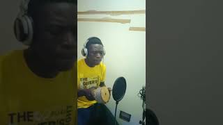 EKUEME Studio Session Playing Cabasa [upl. by Leinoto]