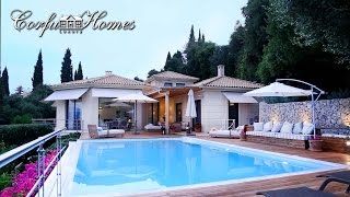 Beautiful newly built villa of 550 sqm in prestigious area Central Corfu [upl. by Nosemyaj]