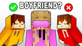 GUESS THE BOYFRIEND in MINECRAFT [upl. by Mickie]