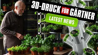 Hydroponic Tower 20 Updates PETGDruck amp DIY Zimmerbrunnen Live 🌱💧 [upl. by Nero]