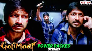 Golimaar Movie Power Packed Action Scenes  Hindi Dubbed Movie  Gopichand Priyamani Aditya Movies [upl. by Aseretairam]