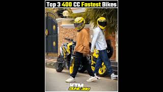 Top 3 Fastest 400CC Bikes 🏍 in 2024 viral shorts vpfact [upl. by Korb]