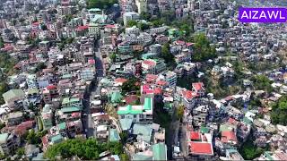 AIZAWL CITY  MIZORAM AMAZING CITY [upl. by Nauh]