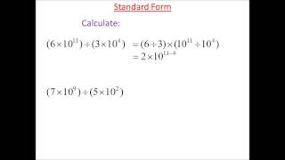 Standard form division 1 [upl. by Llenaj]