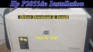 Hp Laserjet P2055dn Printer Installation  Hp p2055dn Printer Driver Install Kaise Kare [upl. by Eeimaj]