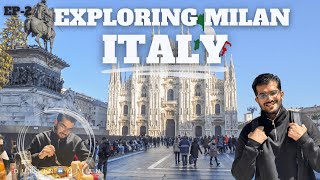 Milan City Tour  Vlog 2  Milan Cathedral  Milan Italy Travel Vlog in Hindi  Indian travel vlog [upl. by Blake]