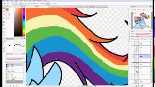 Smile HD  Rainbow Dash Speedpaint [upl. by Eceerahs]