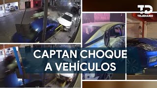 Conductor choca contra dos autos dueña reclama y la agreden dos mujeres en centro de Monterrey [upl. by Imorej197]