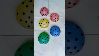 5 Polkadot water colorful balloons popping reverse video asmr balloonpop balloonpopping [upl. by Anialeh]