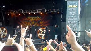 Anthrax opening and crazy mosh pit rock on the range 2012 [upl. by Higley912]