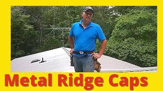 How to install Metal Roof Ridge Caps [upl. by Hannan449]