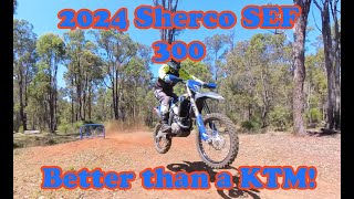 2024 Sherco SEF 300 Better than a KTM [upl. by Jandel]