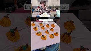 Learning Buttercream Pumpkins baking pumpkin cakedecorating [upl. by Airamalegna]