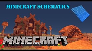 MInecraft รีวิว Mod Schematica  mod สร้างบ้าน [upl. by Aiciruam]