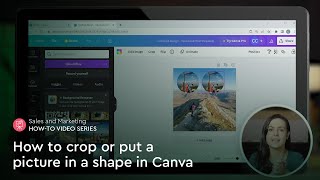 How to crop or put a picture in a shape in Canva [upl. by Adnah531]