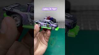 Hotwheels ford lighting with shifter paint hotwheelscustom fordlightning shifterpaint camaleón [upl. by Polish944]