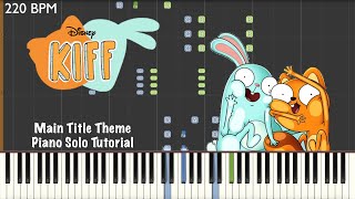 Kiff  Main Title Theme  Piano Solo Tutorial [upl. by Ciaphus]