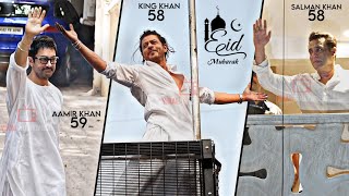 Salman Khan Shahrukh Khan Aamir Khan EID 2024  EIDUlFitr  3 Khans of Bollywood [upl. by Ebonee804]