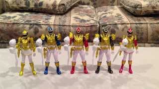 Ultra Mode Metallic 4 Inch Megaforce Rangers Review Power Rangers Megaforce [upl. by Jareen]