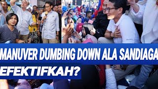 STRATEGI DUMBING DOWN SANDIAGA UNOAPA ITUEFEKTIFKAHGAET MILLENIALMENENGAH KE BAWAHPRABOWOPILPR [upl. by Merna]