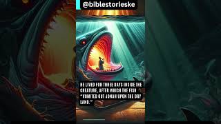 JONAH SWALLOWED BY quotBIG FISHquot jonah biblestorieske [upl. by Oigimer]