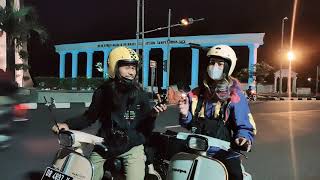 Adu kuat Vespa PTS nanjak puncak with Sintya Marisca [upl. by Notgnilra]